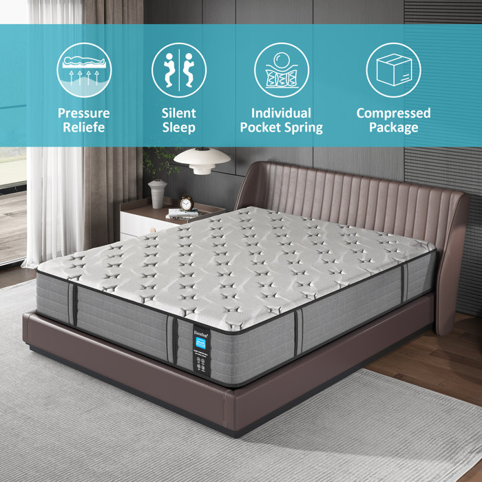 Alwyn Home Sageville 10'' MediumFirm Pocket Spring Mattress & Reviews